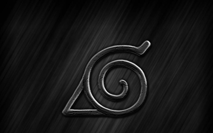 Naruto 3d Konoha Logo Wallpaper