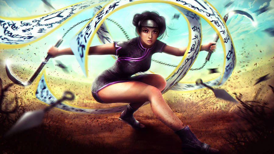 Naruto 3d Tenten Wallpaper