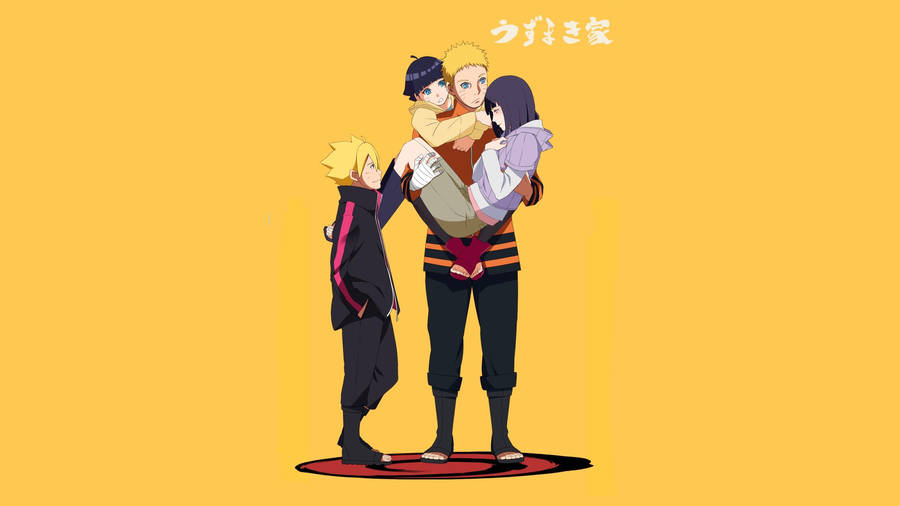 Naruto And Hinata Family Wallpaper