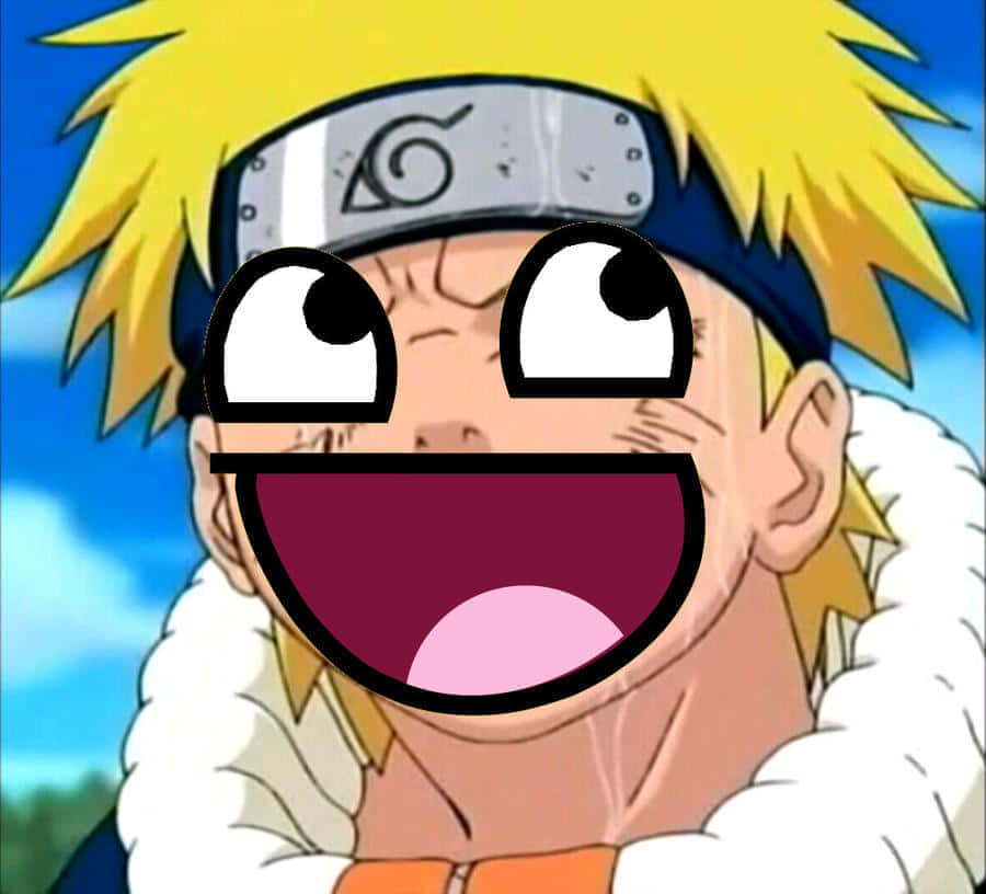 Naruto Funny Face Cartoon Edit Wallpaper