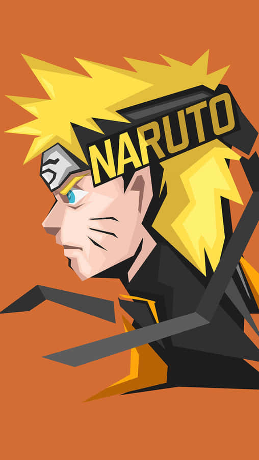 Naruto Geometric Arti Phone Wallpaper Wallpaper