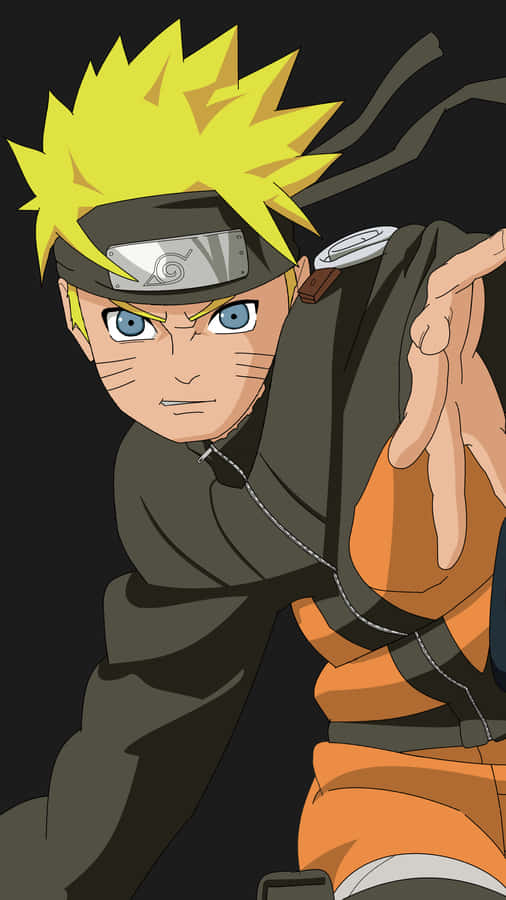 Naruto Uzumaki Action Posei Phone Wallpaper Wallpaper
