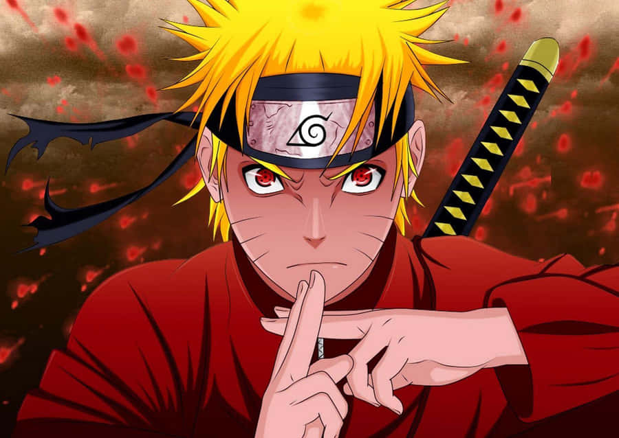 Naruto Uzumaki Unleashing The Power Of Sage Mode Wallpaper