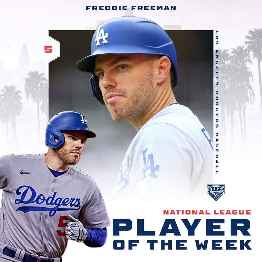 National League Freddie Freeman Wallpaper