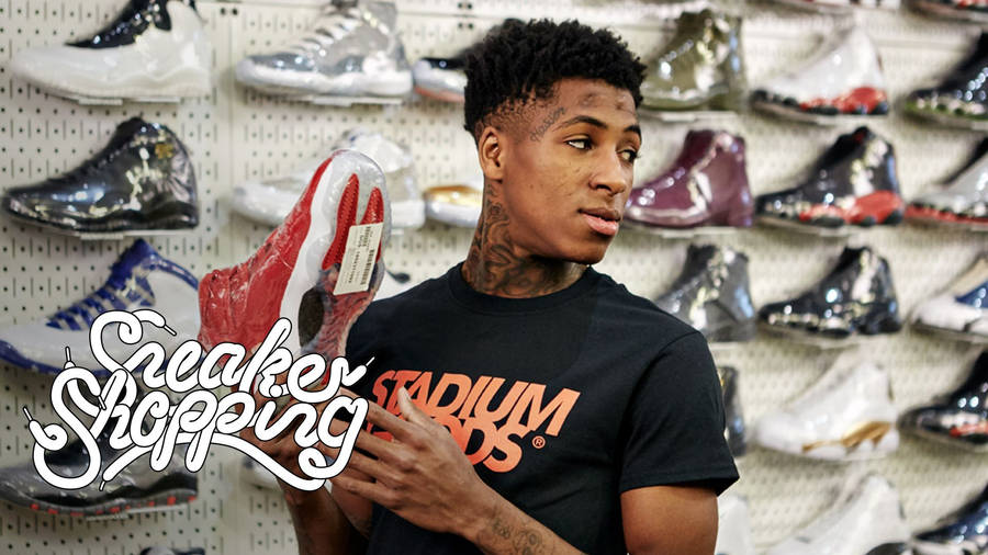 Nba Youngboy On A Sneaker Shopping Spree Wallpaper