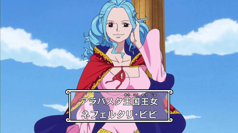 Nefertari Vivi Pink Pirate Dress Wallpaper