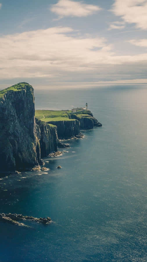 Neist Point Lighthouse Relaxing Iphone Wallpaper