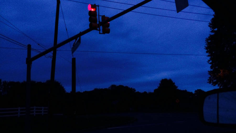 Neon Blue Sky Wallpaper