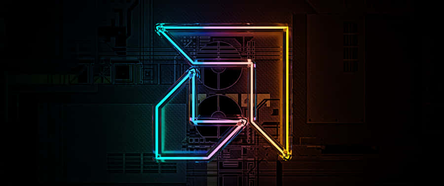 Neon-bright 3440x1440 Wallpaper Wallpaper