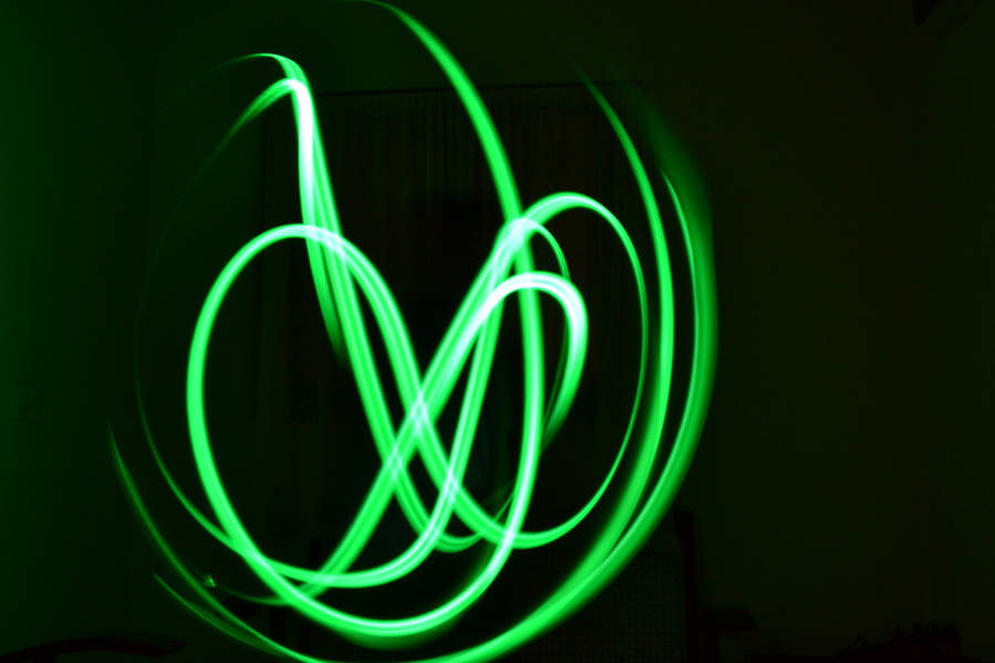 Neon Green Glow In The Dark Wallpaper