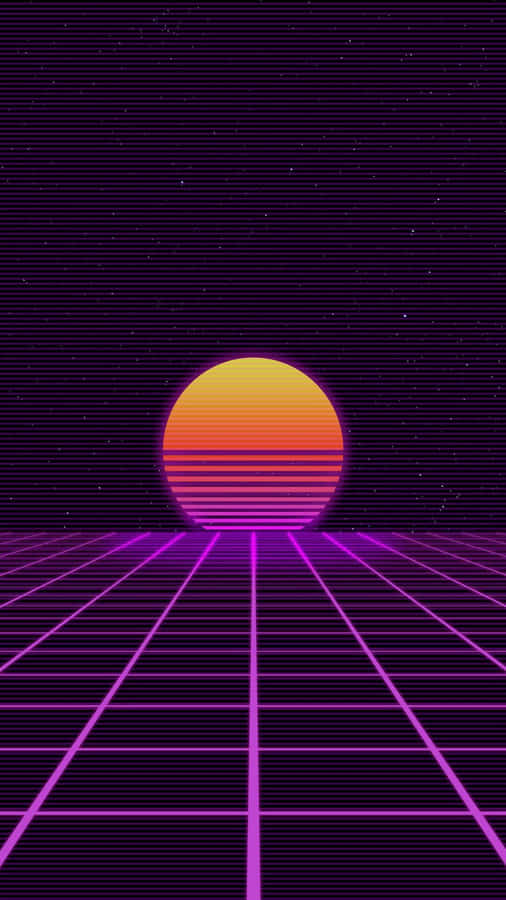 Neon Lights And Classic 80s Vibes Wallpaper