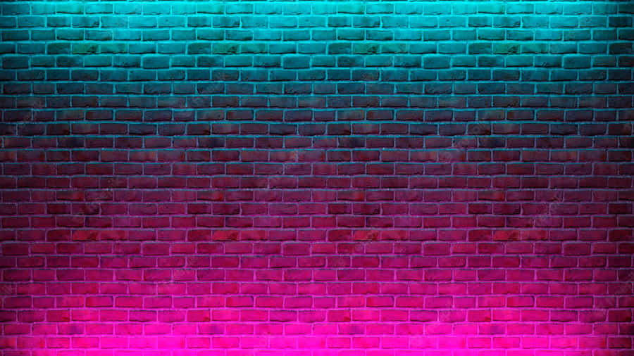 Neon Lights In Aesthetic Grunge Style Wallpaper