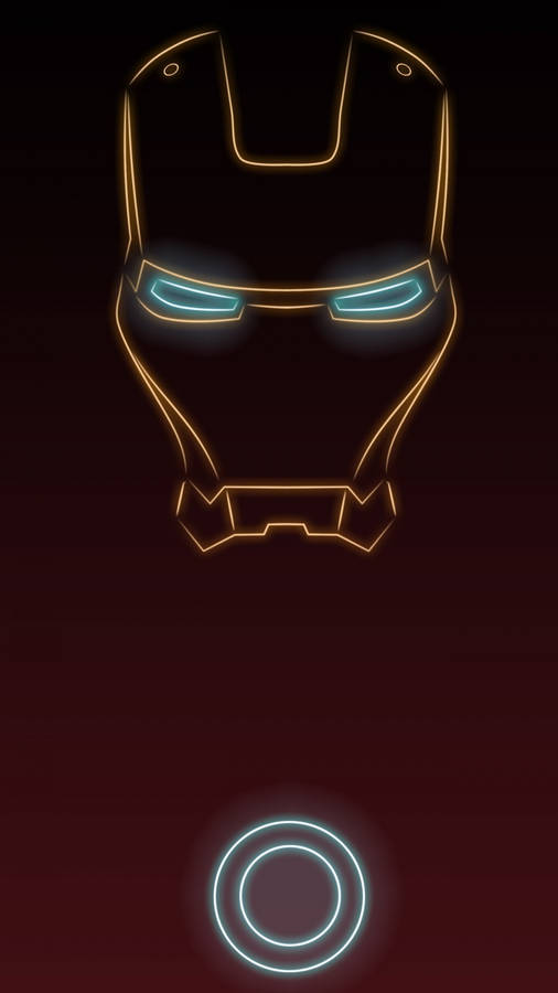 Neon Lit Ironman Hd Wallpaper