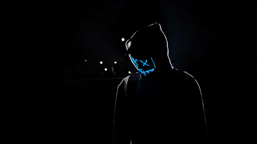 Neon Mask 3840 X 2160 Wallpaper