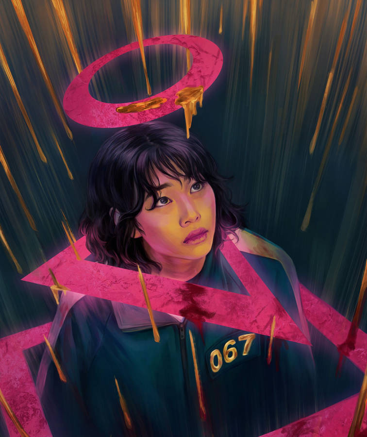 Neon Pink Aesthetic Hoyeon Jung Wallpaper