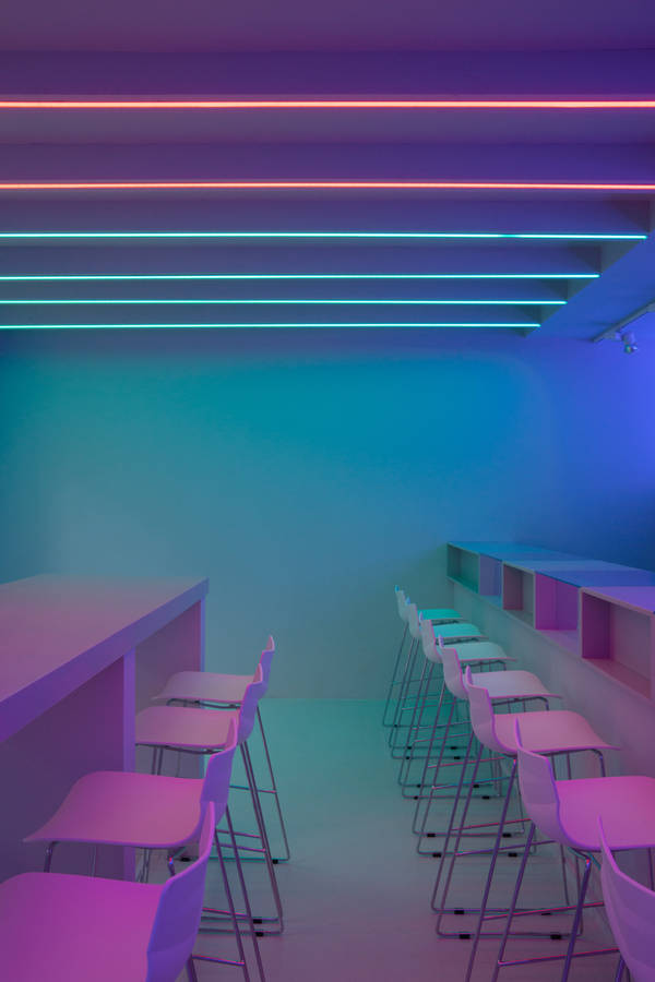 Neon Purple Iphone Classroom Wallpaper