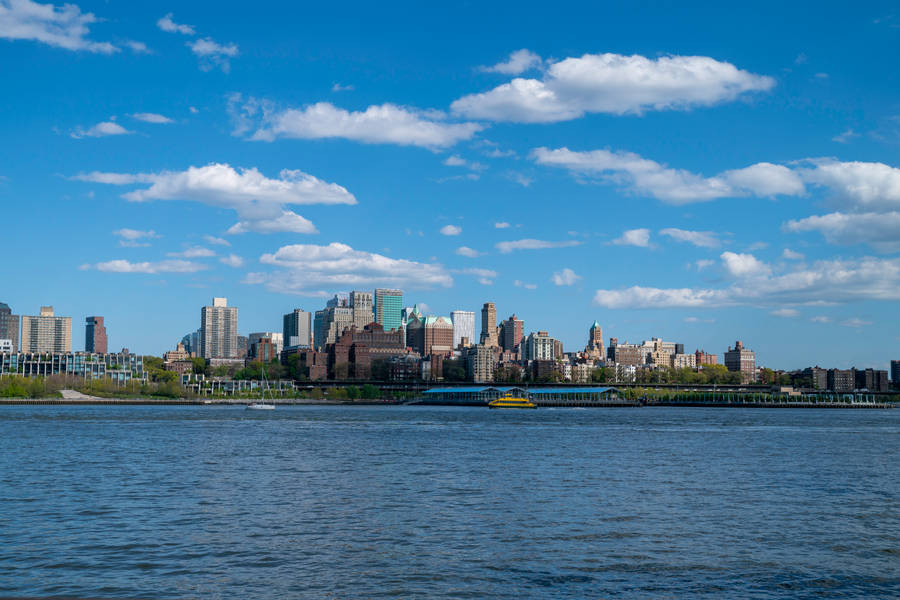New York City, Buildings, Coastline Wallpaper