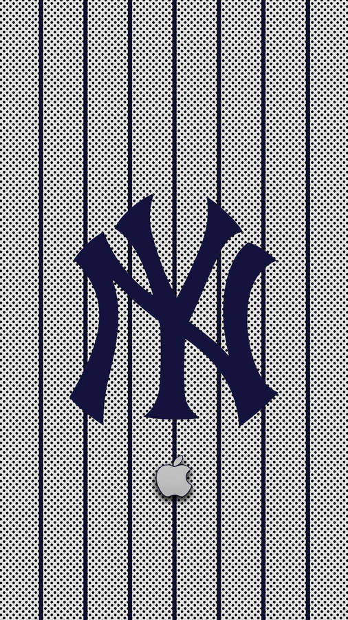 New York Yankees Ny Apple Logo Wallpaper