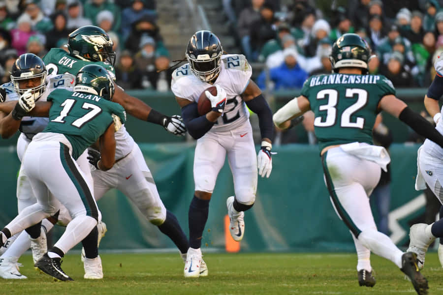 Nfl Running Back Miles Sanders Wallpaper