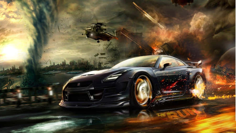 Nfs The Run Nissan Gtr Wallpaper