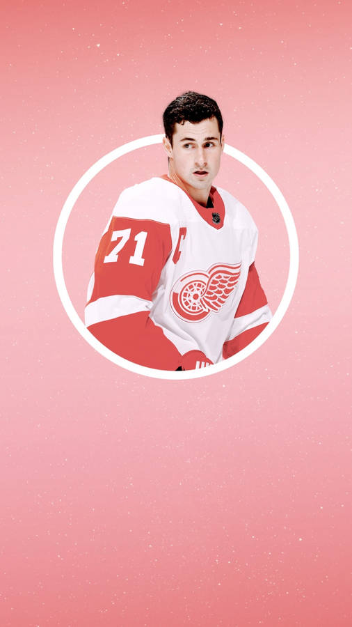 Nhl Team Captain Dylan Larkin Wallpaper