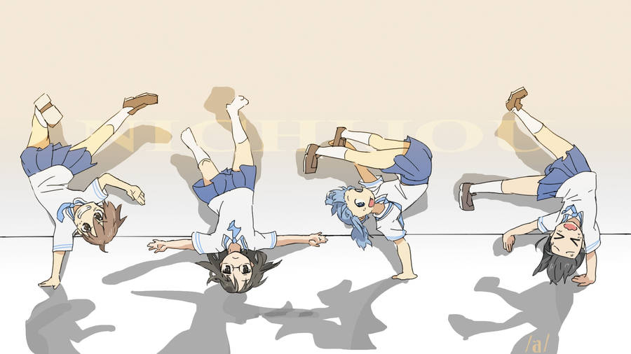 Nichijou Cartwheel Wallpaper