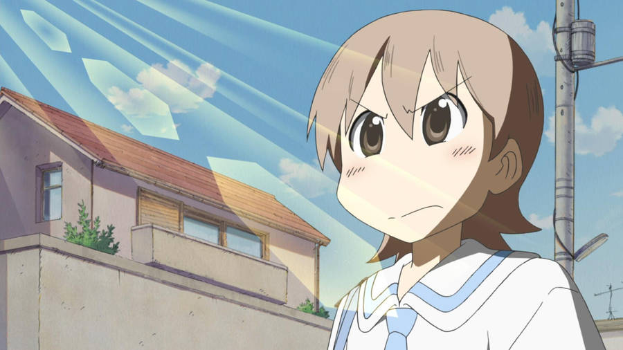 Nichijou Determined Yuuko Wallpaper