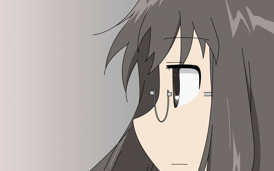 Nichijou Mai Looking To The Side Wallpaper