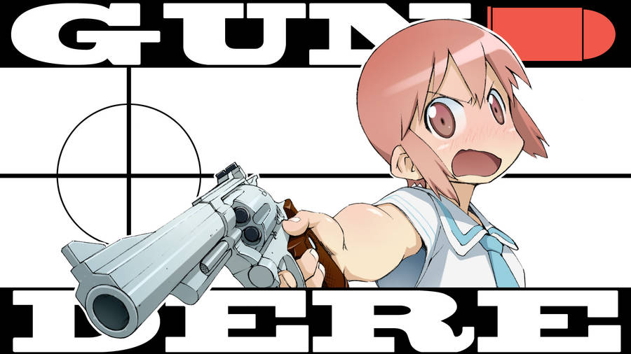 Nichijou Misato Gun Dere Wallpaper