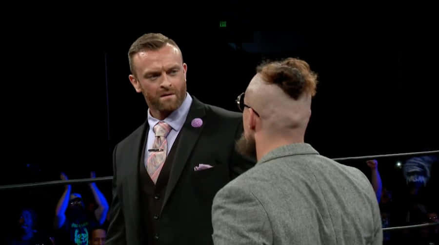 Nick Aldis Wrestling Event Staredown Wallpaper