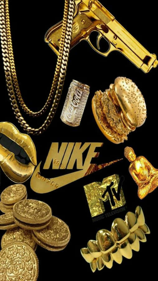Nike Gold - Nike Gold - Gold - Gold - Gold - Gold - Gold - Gold - Gold Wallpaper