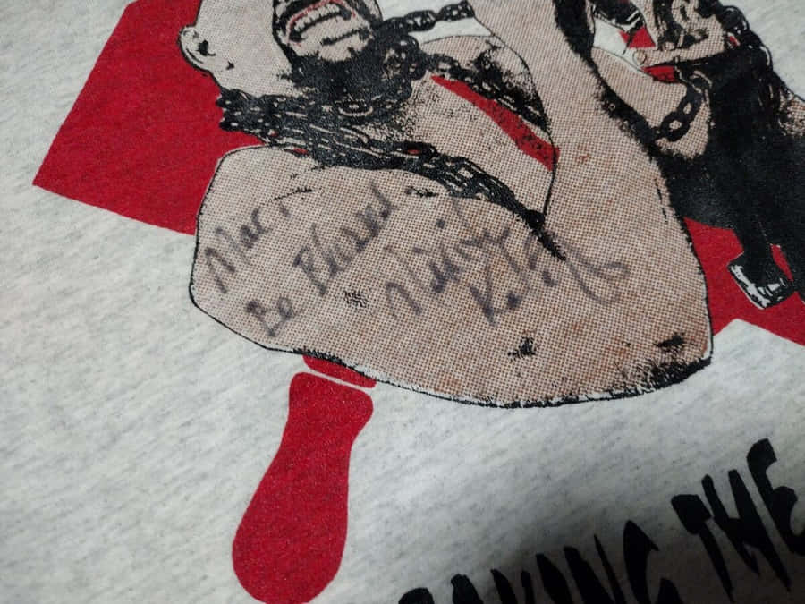 Nikita Koloff Autographed Shirt Wallpaper