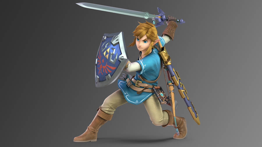 Nintendo's Super Smash Bros Ultimate Character, Link, In All His Glory! Wallpaper
