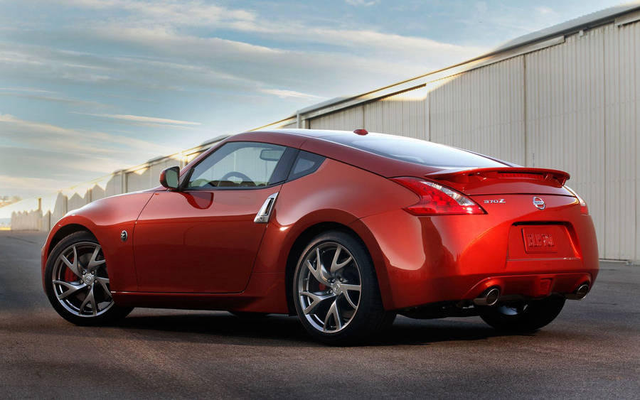 Nissan 350z In Red Wallpaper