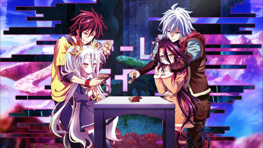 No Game No Life Playing Cards Wallpaper