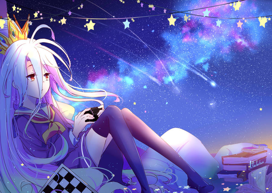 No Game No Life Shiro Fanart Wallpaper