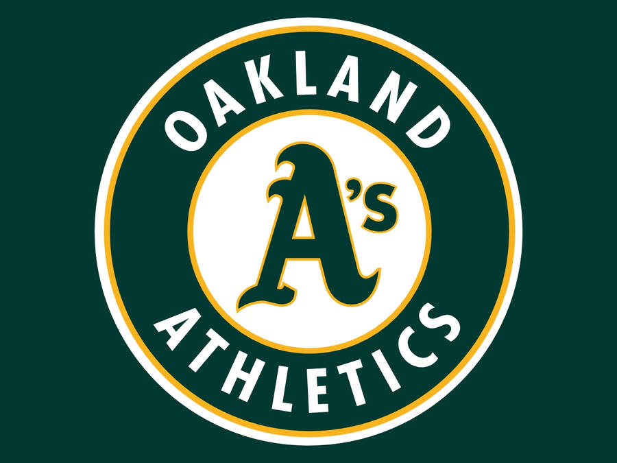 Oakland Athletics Simple Green Wallpaper