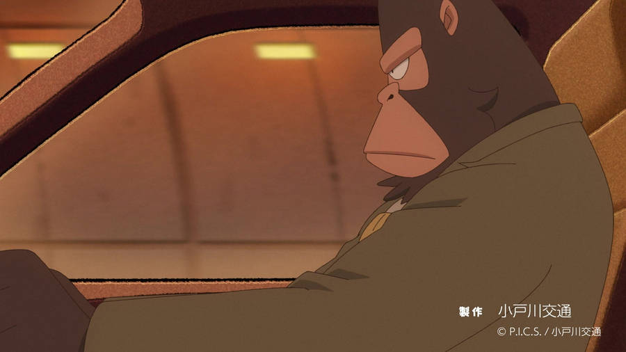 Odd Taxi Ayumu Driving Wallpaper