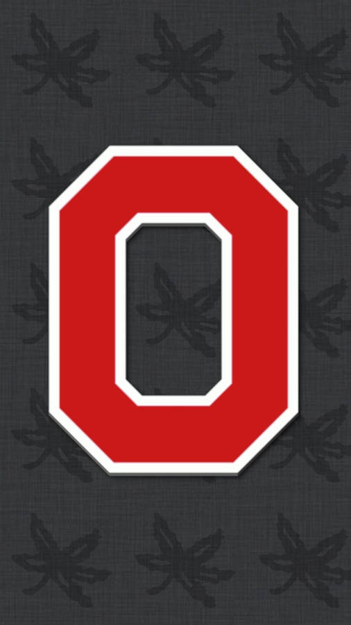 Ohio State Buckeyes Letter Collage Wallpaper