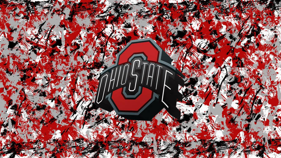 Ohio State Buckeyes Painted Art Wallpaper