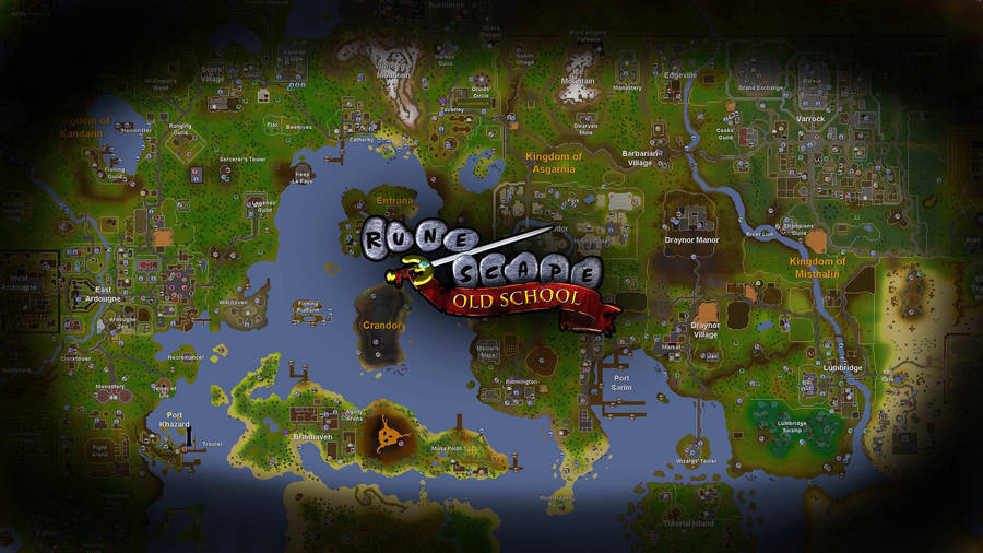 Old School Runescape Map Wallpaper