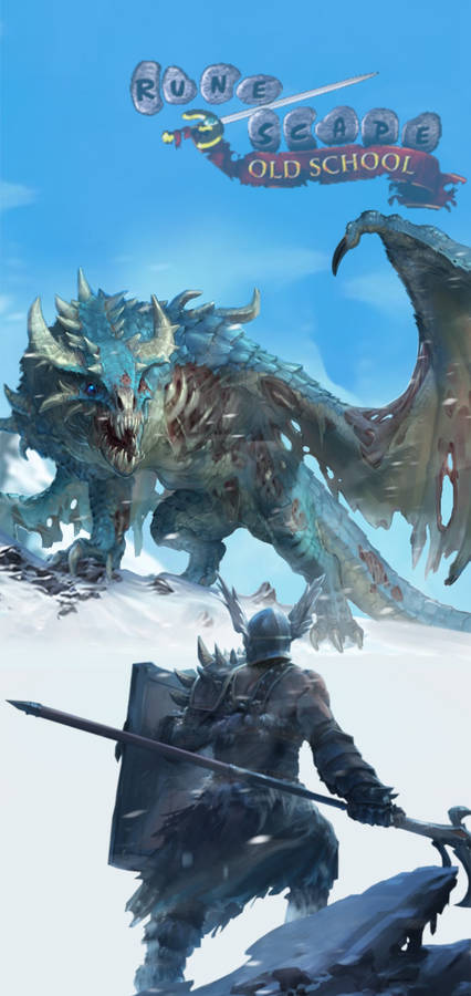 Old School Runescape Snow Battle Wallpaper