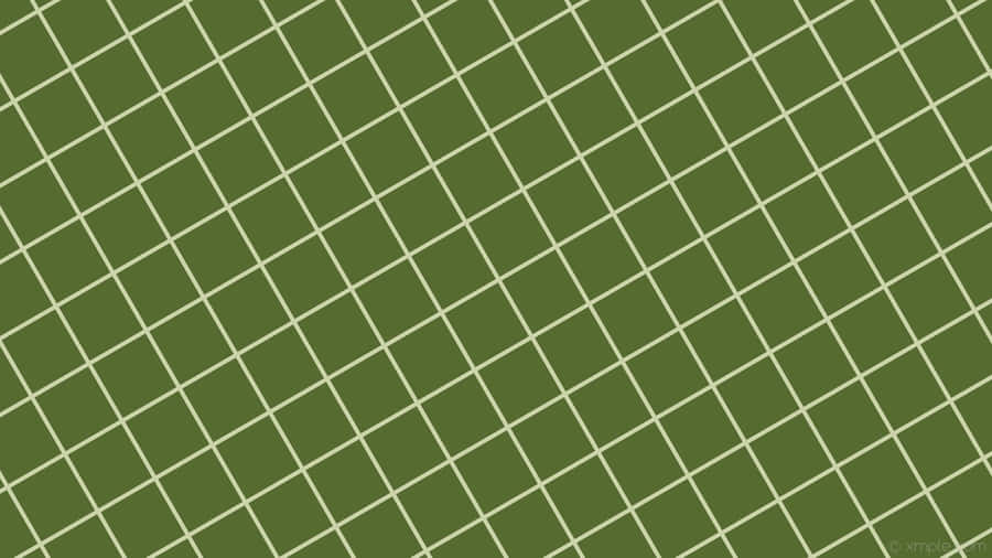 Olive Greenaesthetic Desktop Diagonal Squares Wallpaper