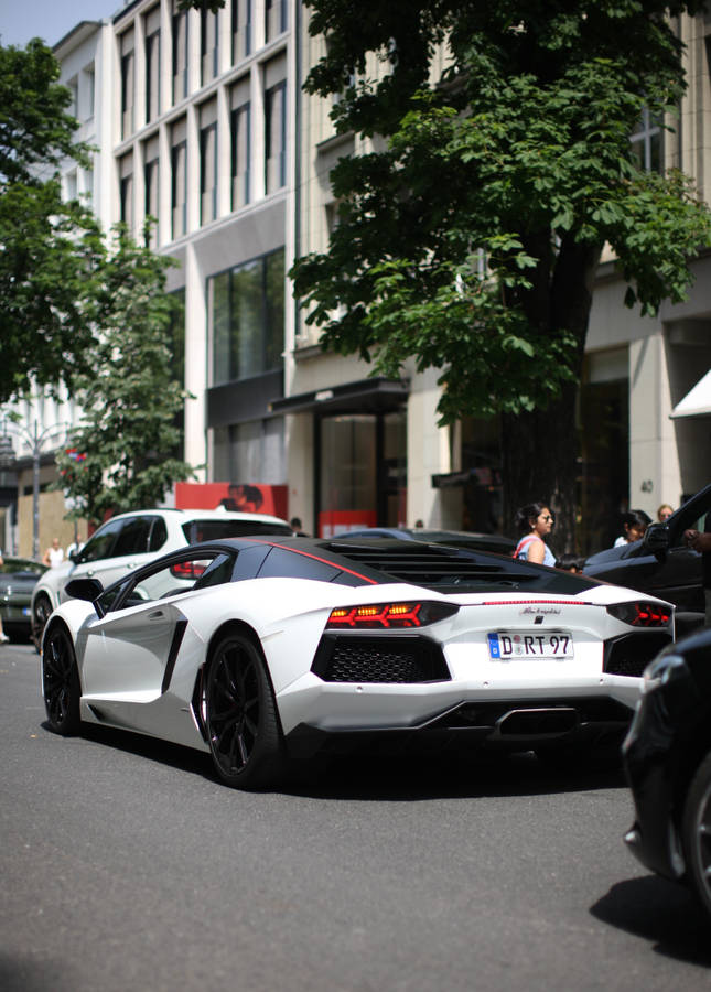 On The Road Lamborghini Galaxy Wallpaper