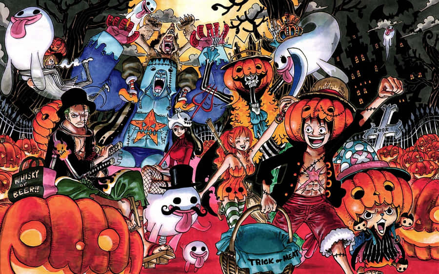 One Piece Halloween Wallpaper Wallpaper
