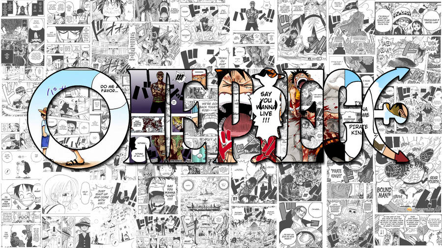 One Piece Manga Panel Wallpaper