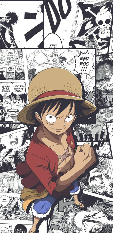 One Piece Phone Luffy Anime On Manga Wallpaper