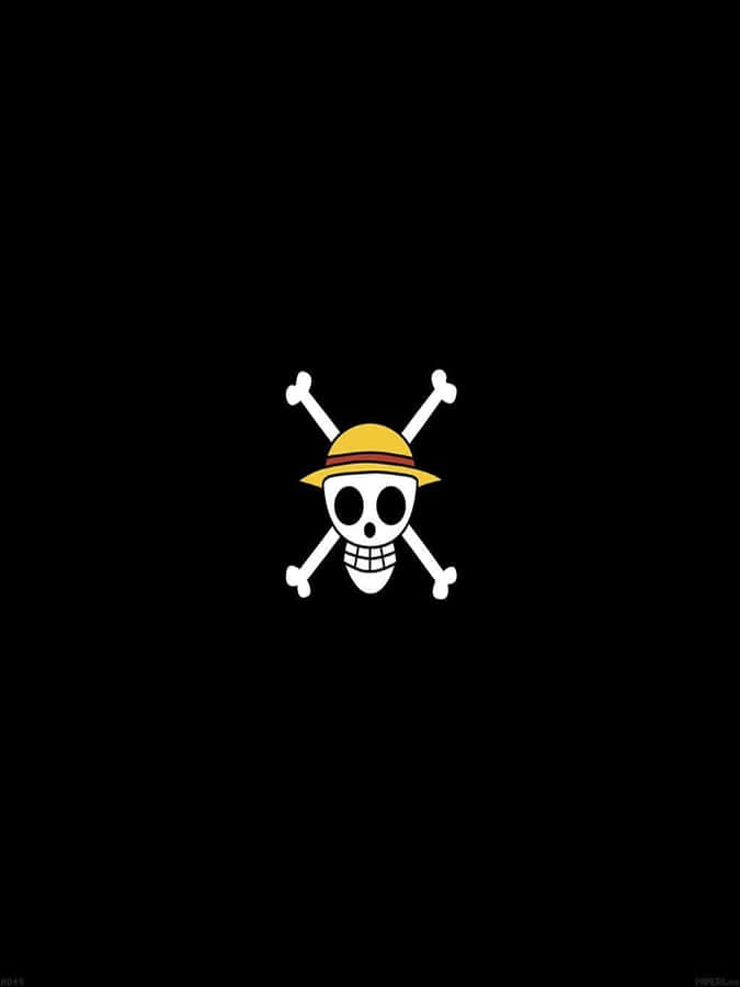 One Piece Straw Hat Jolly Roger Wallpaper Wallpaper