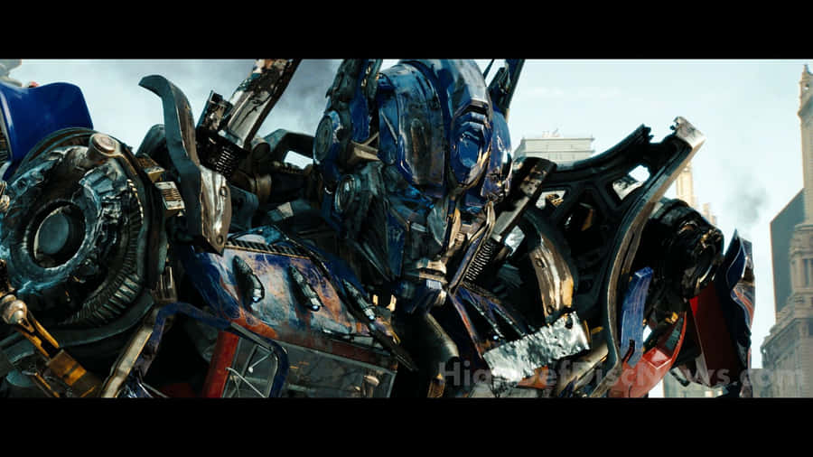 Optimus Prime Face Sentinel Dark Moon Wallpaper