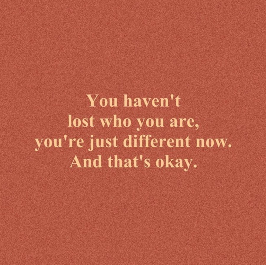 Orange Aesthetic Tumblr Quotes Wallpaper